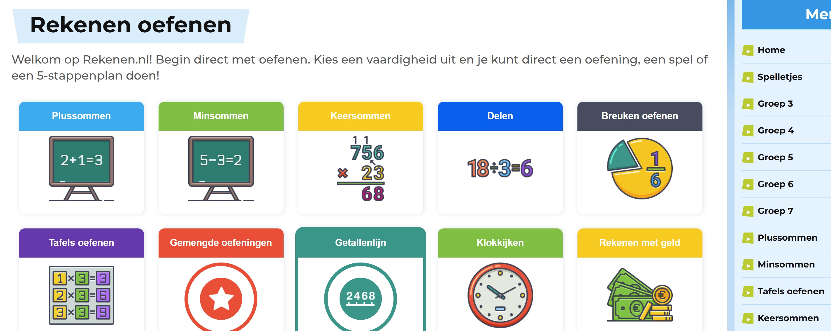 Website Rekenen.nl