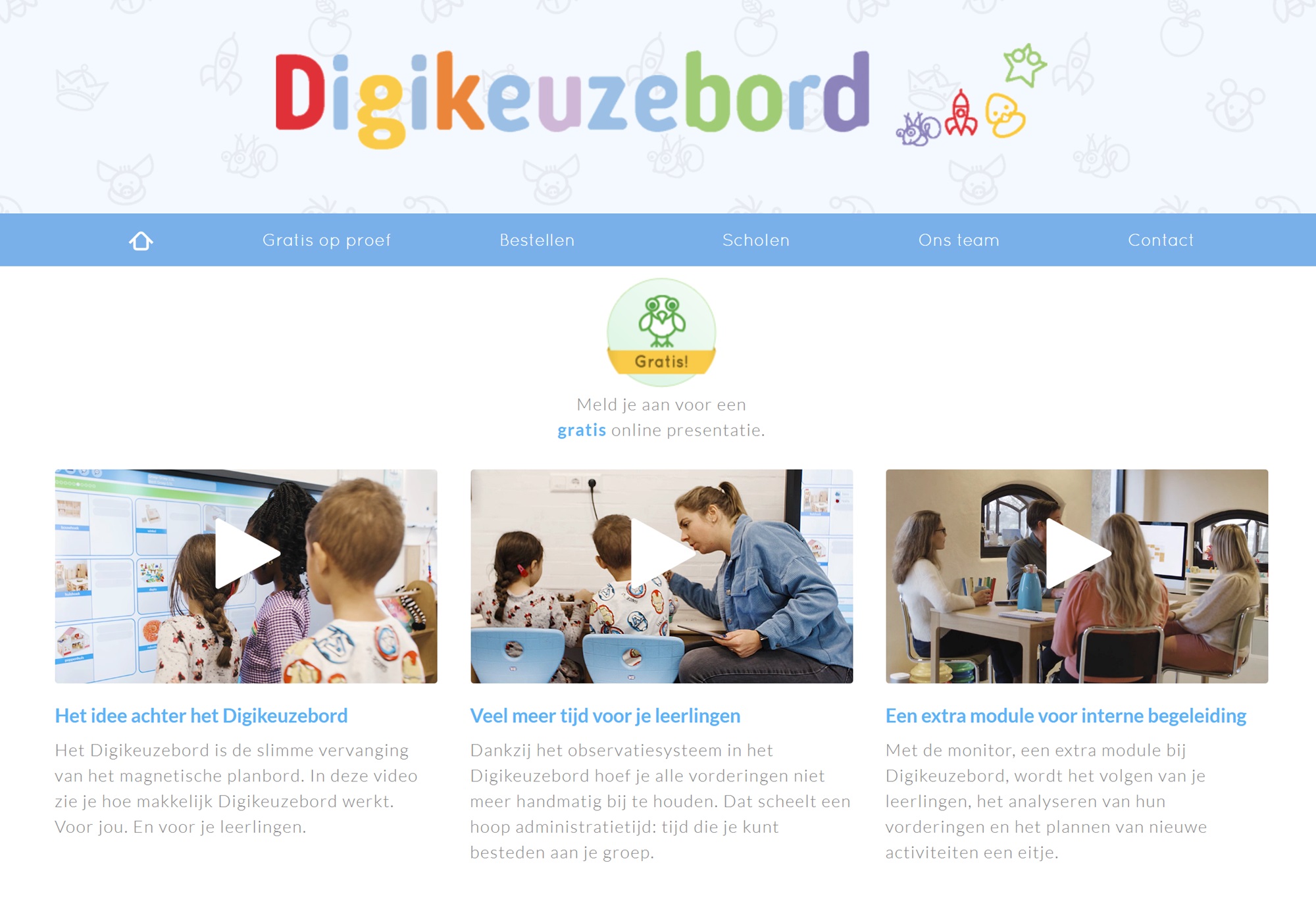 Digikeuzebord