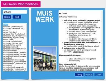 Online woordenboek