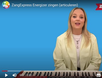 Energizer zingen (articuleren)