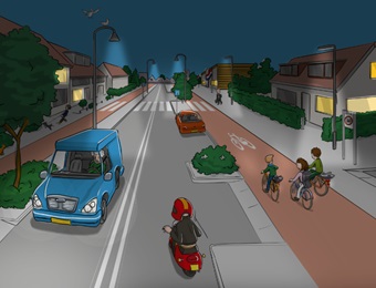 Zichtbaarheid in het verkeer